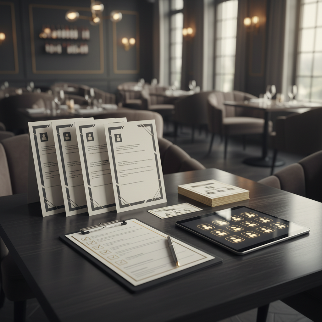 Estruturação de equipe de restaurante